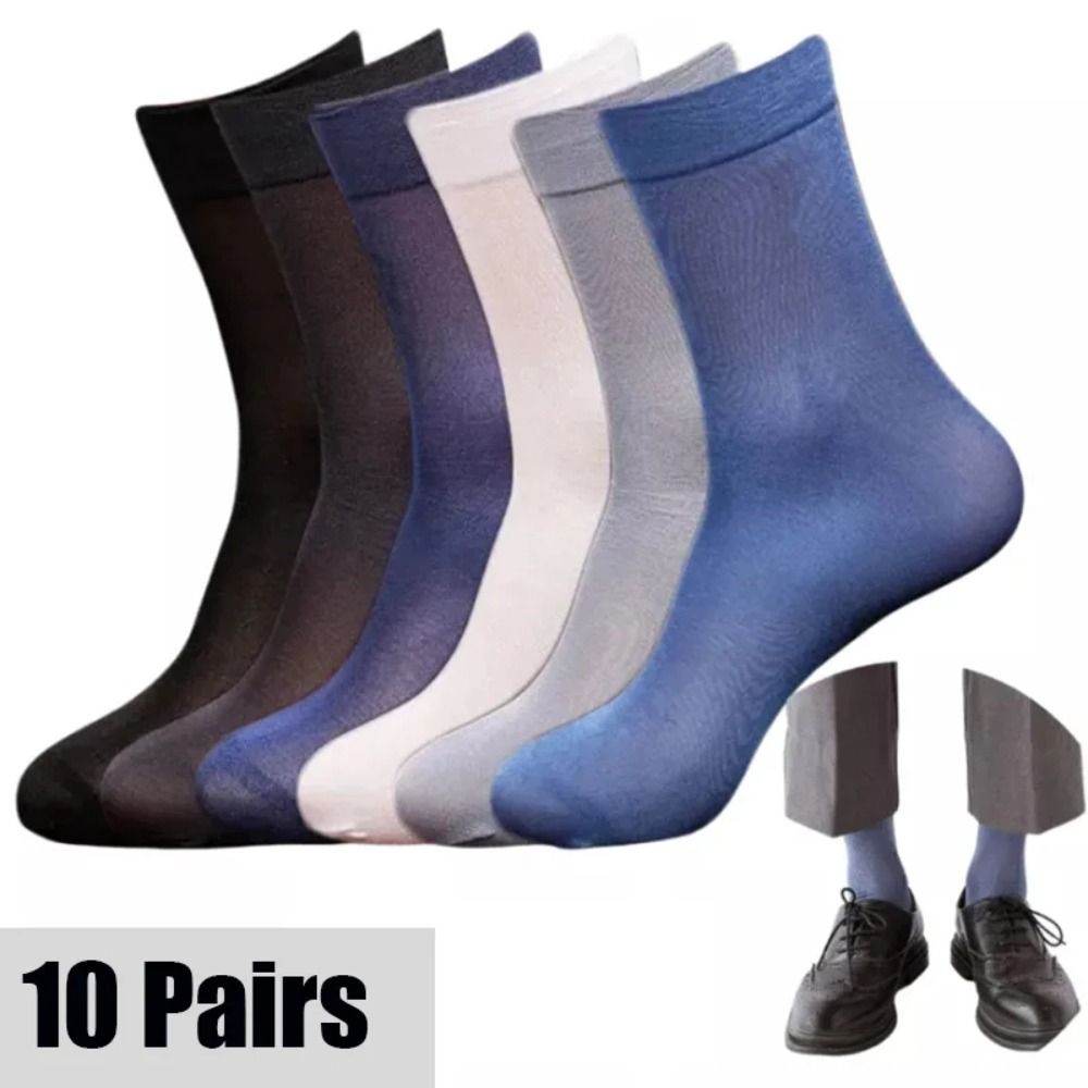 10 أزواج من الجوارب الرجالية ا - مراجعة Silk Sock Bamboo وسعره