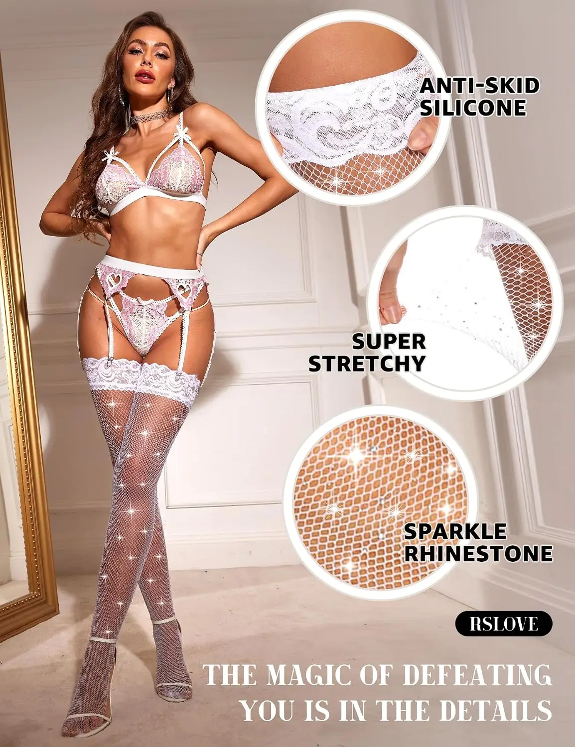 جوارب نسائية مثيرة فوق الركبة، - مراجعة Fishnet Stocking Women وسعره