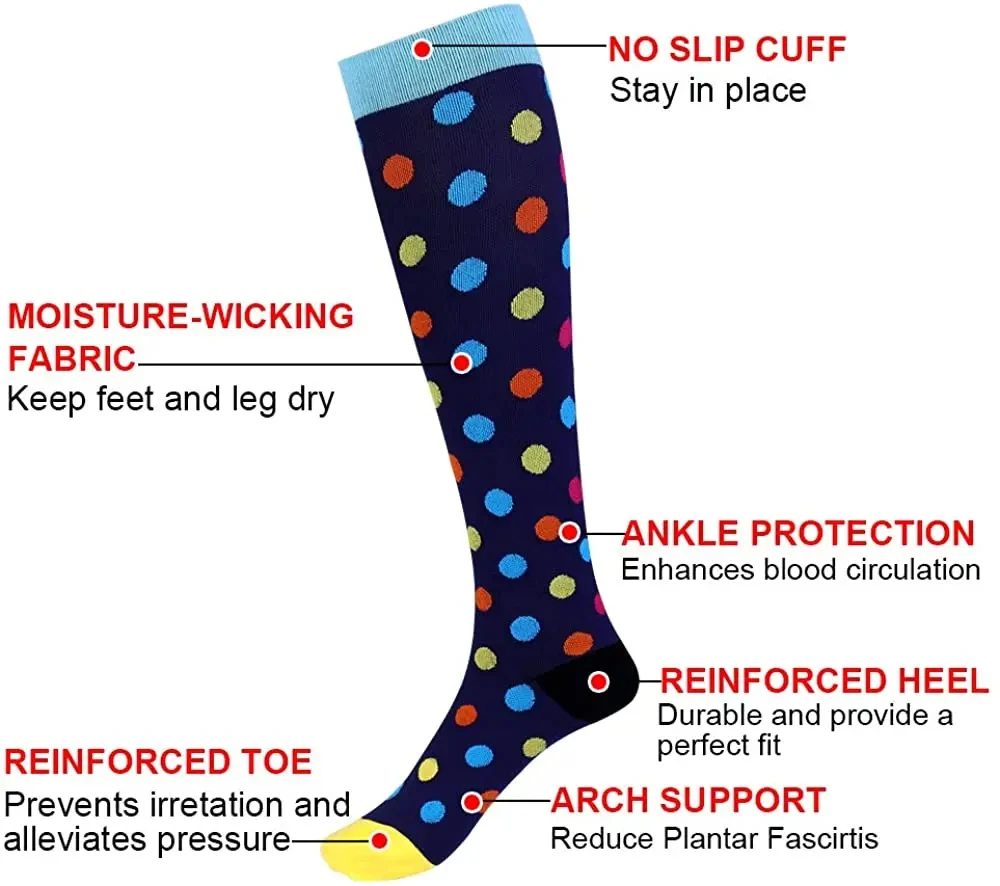 جوارب رياضية ضاغطة لممارسة الر - مراجعة Compression Sock Medical وسعره