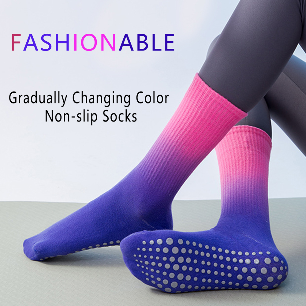 الملونة النساء جوارب رياضية ال - مراجعة Grip Sock Yoga وسعره